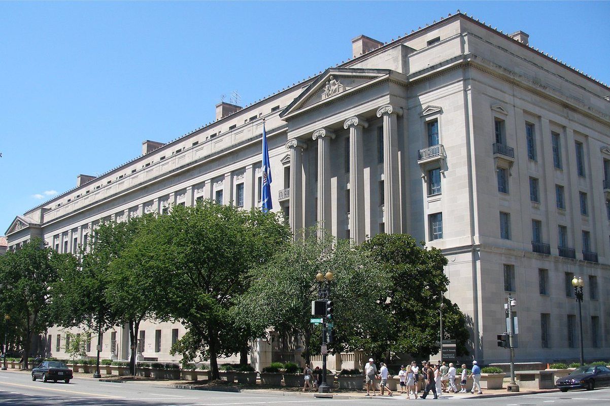 DOJ headquarters in Washington, D.C.