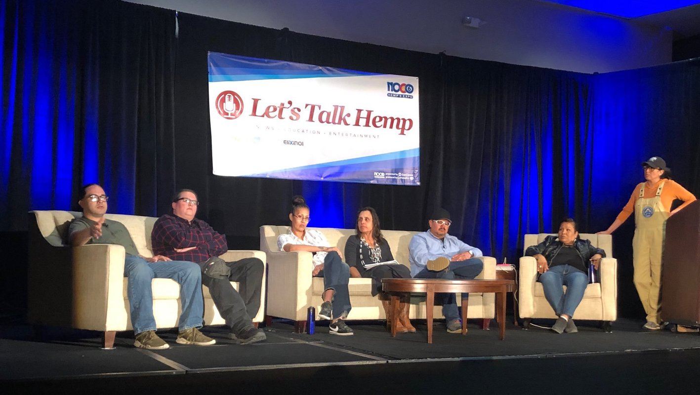 The indigenous hemp growers panel at NoCo 2019.