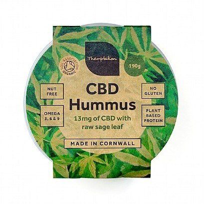 Hummus infused with CBD