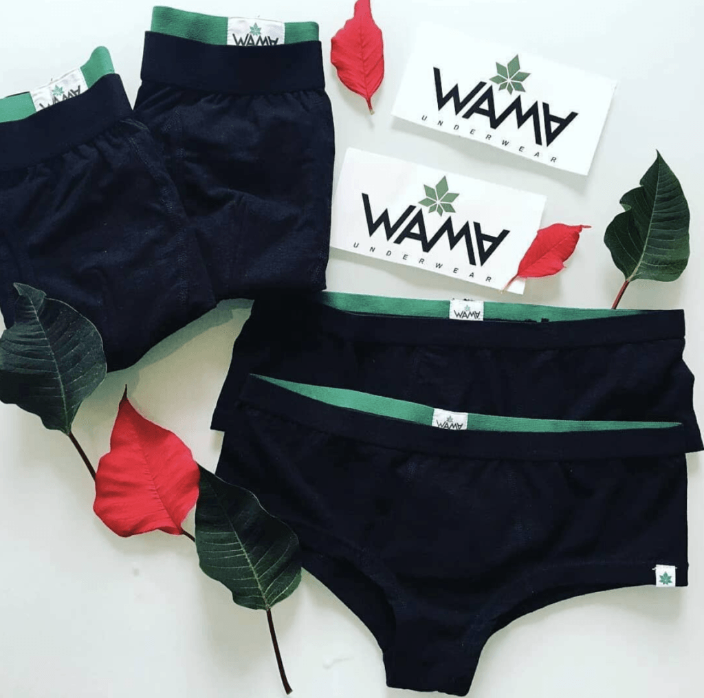 WAMA Underwear is made of hemp fiber