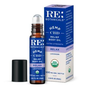 RE Botanical body oil offers relief.