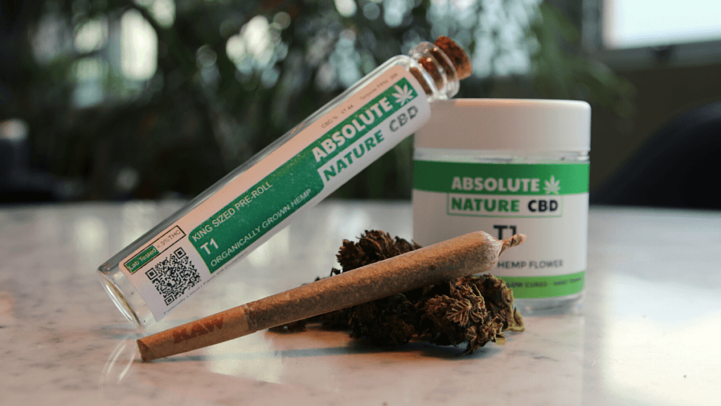 Making CBD sustainable requires a number of significant changes to a brand's business model.Photo: An assortment of Absolute Nature CBD hemp flower and pre-rolls in more sustainable packaging.