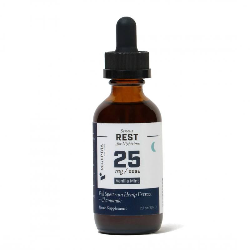 Receptra Naturals Serious Rest 25 Tincture (Ministry of Hemp Official Review)