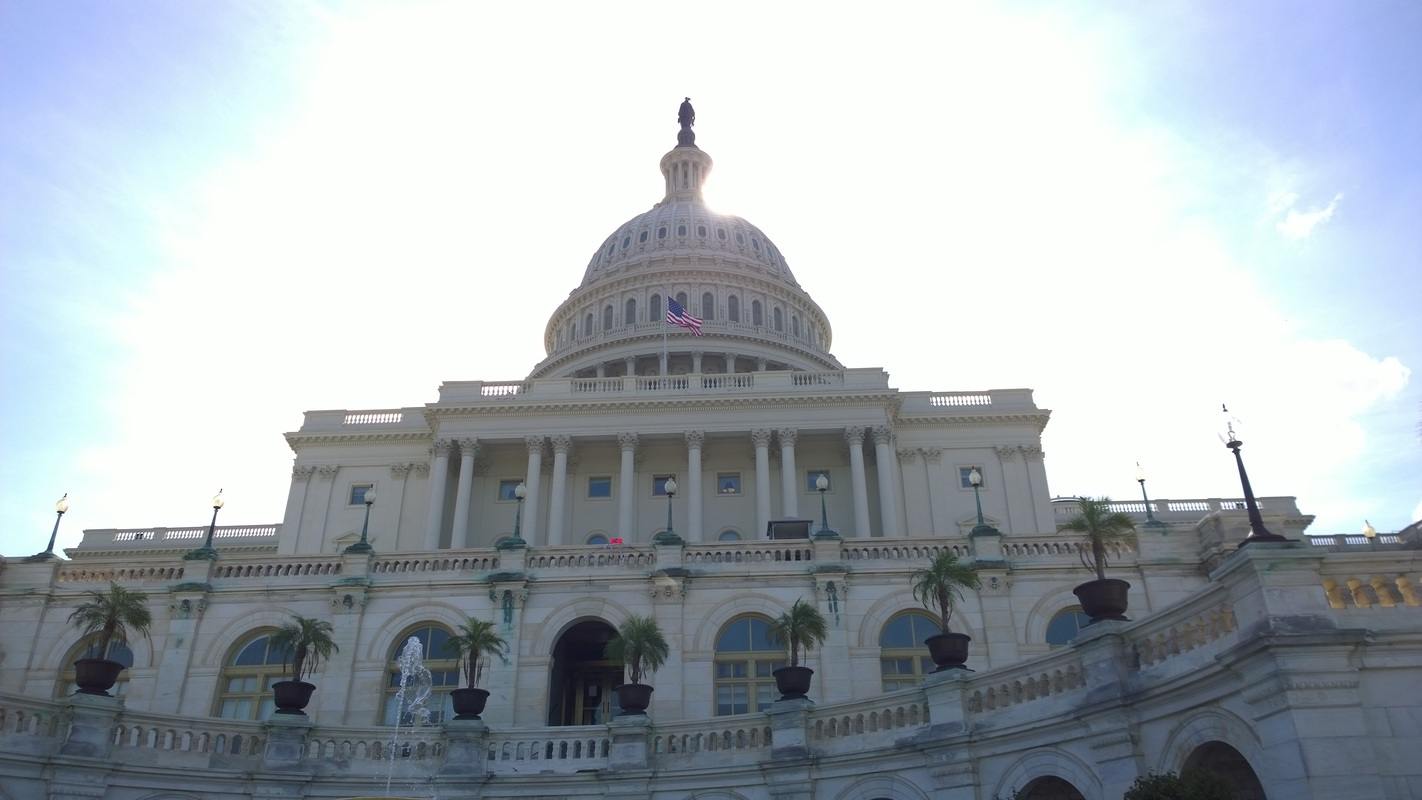 A photo of the US Capitol building. Editor in Chief Kit O'Connell talked to CBD Talk podcast about the 2018 Farm Bill, the FDA, and other recent CBD and hemp news.